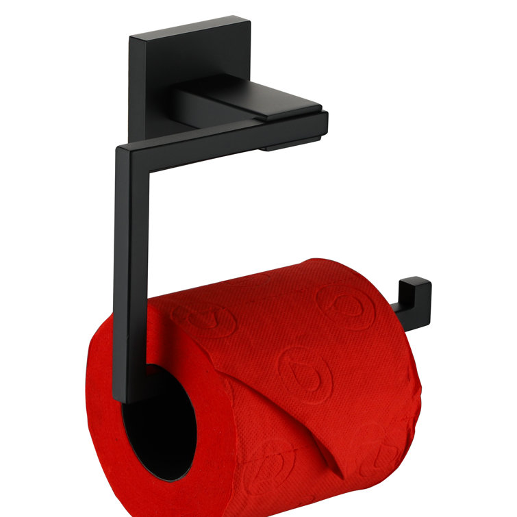 Matte black wall discount mount paper towel holder